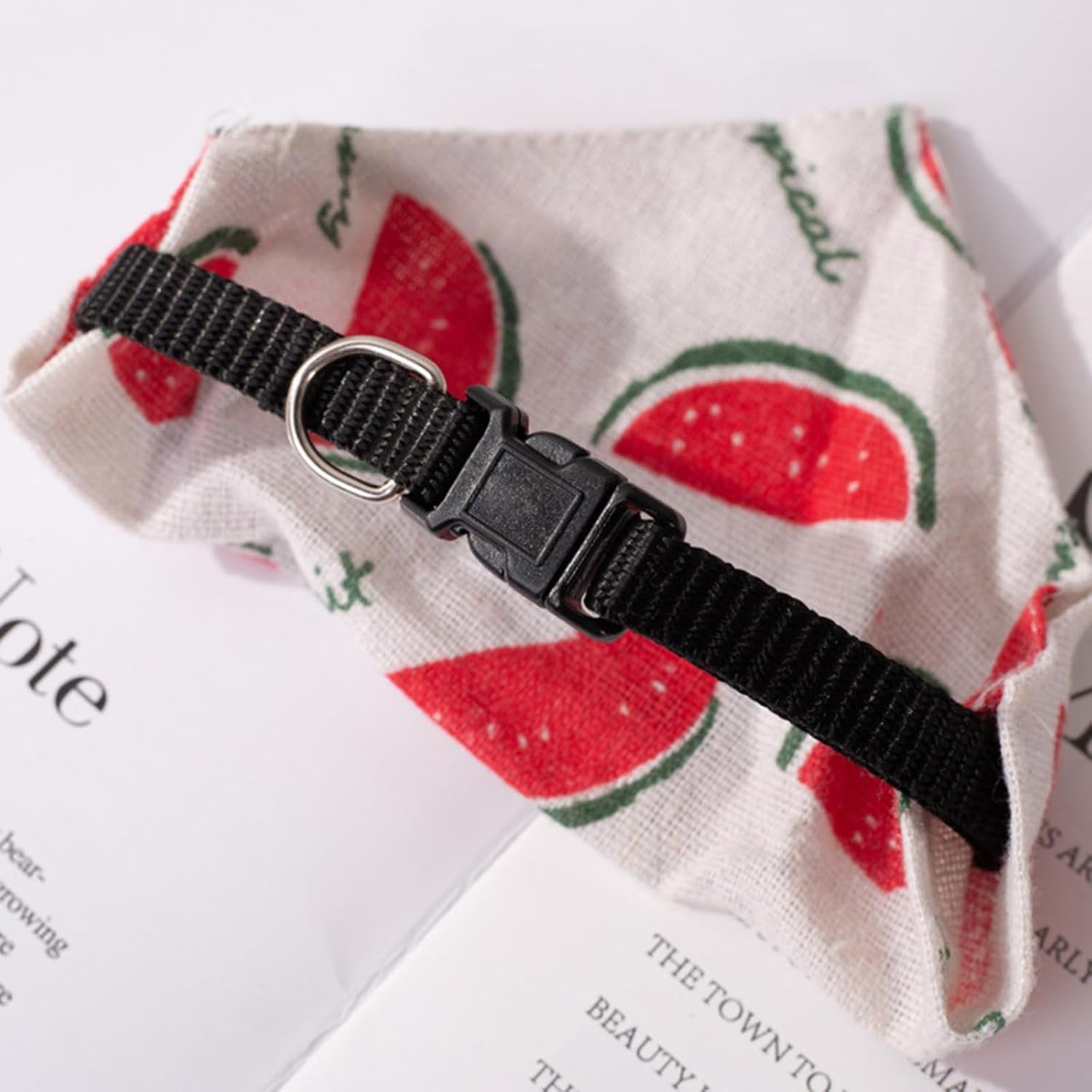 Adjustable Cute Pet Collar with Towel