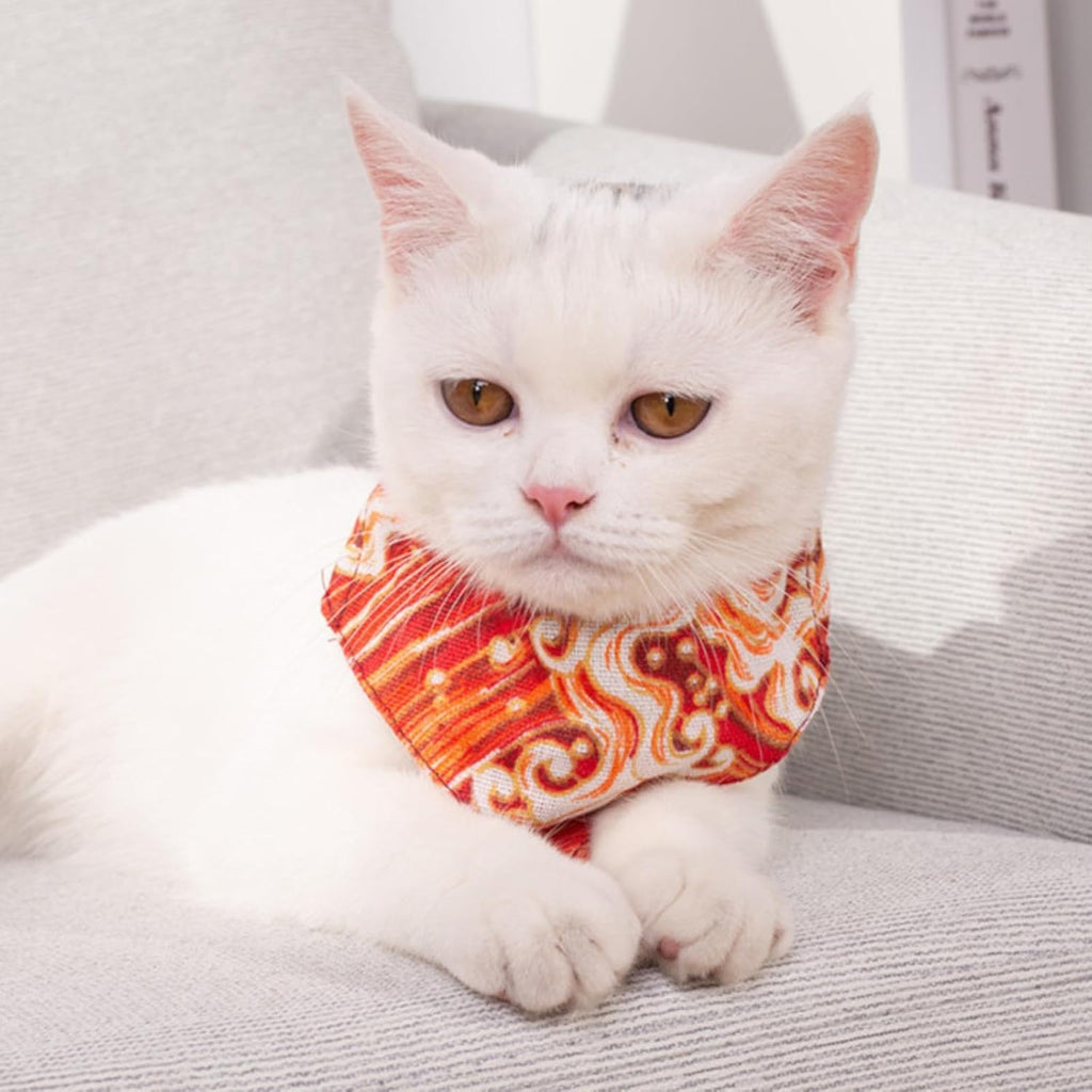 Adjustable Cute Pet Collar with Towel