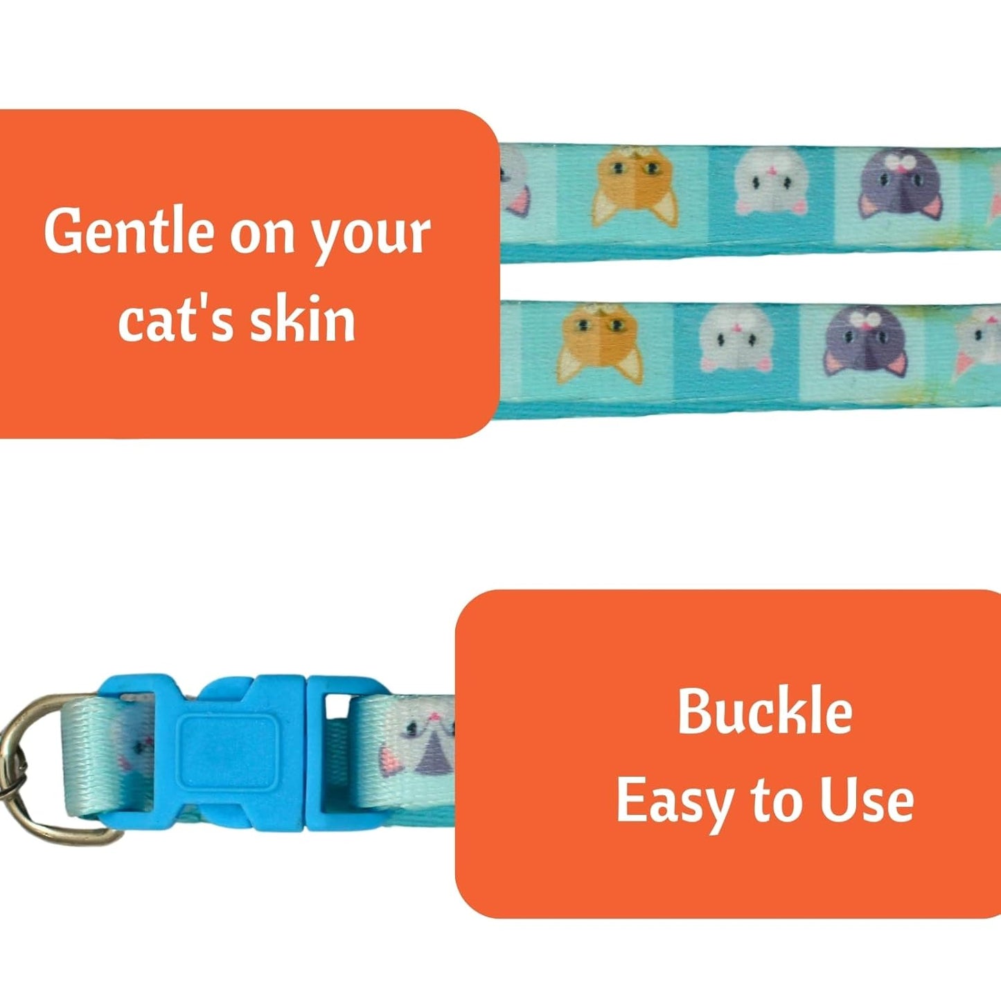 Breakaway Cat Collar with Bell