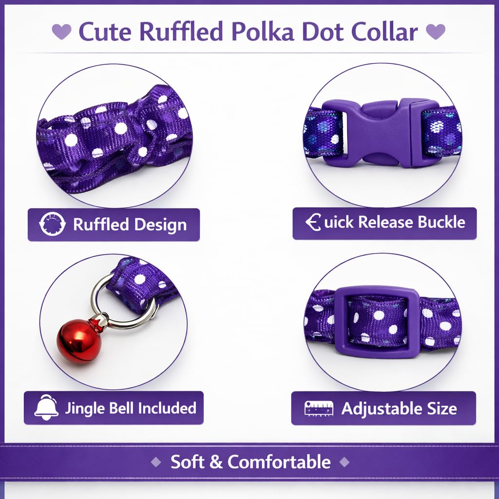 Colorful Breakaway Cat Collar