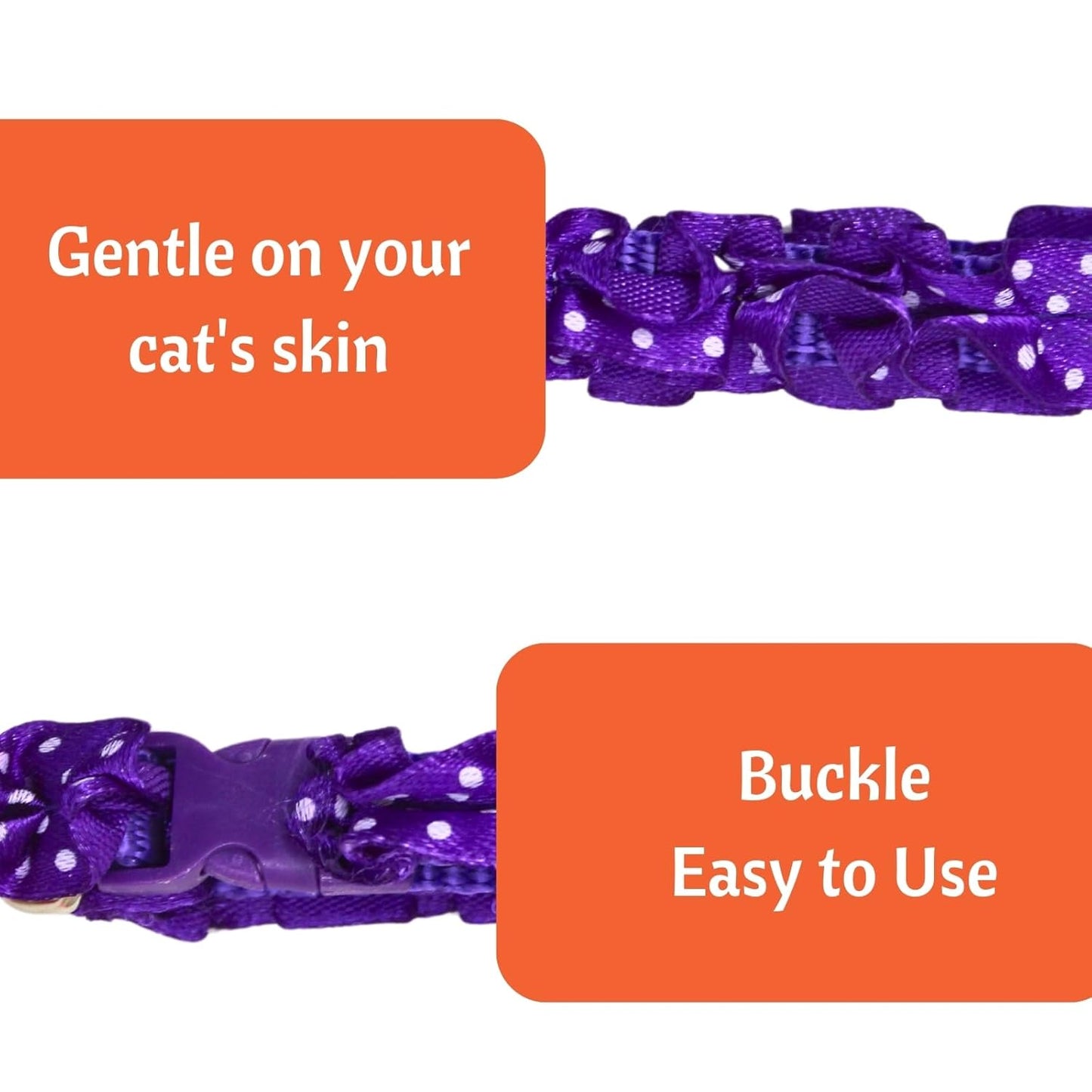 Colorful Breakaway Cat Collar