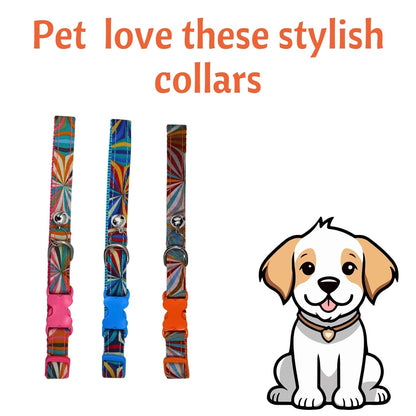 Dog Collar with Safety Locking Buckle