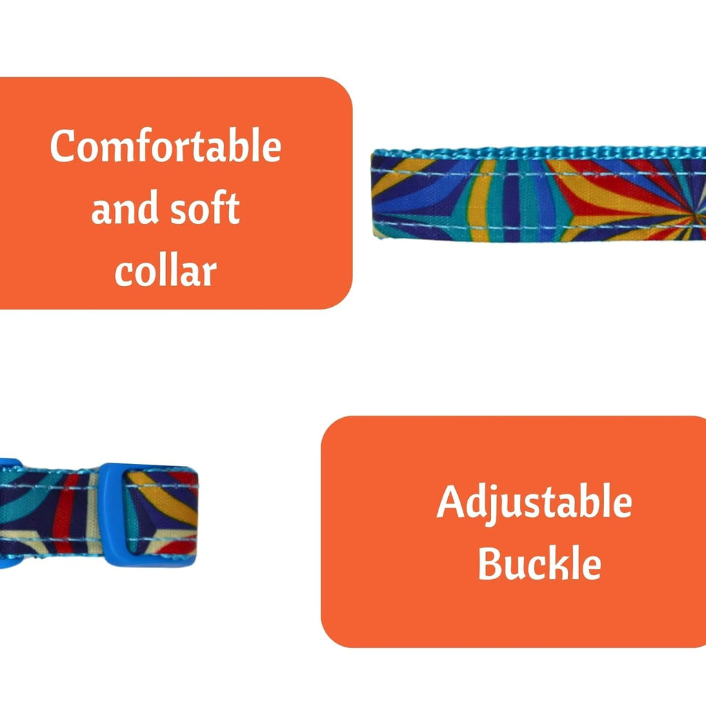 Dog Collar with Safety Locking Buckle