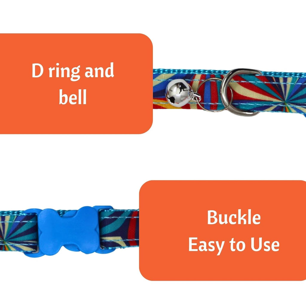 Dog Collar with Safety Locking Buckle