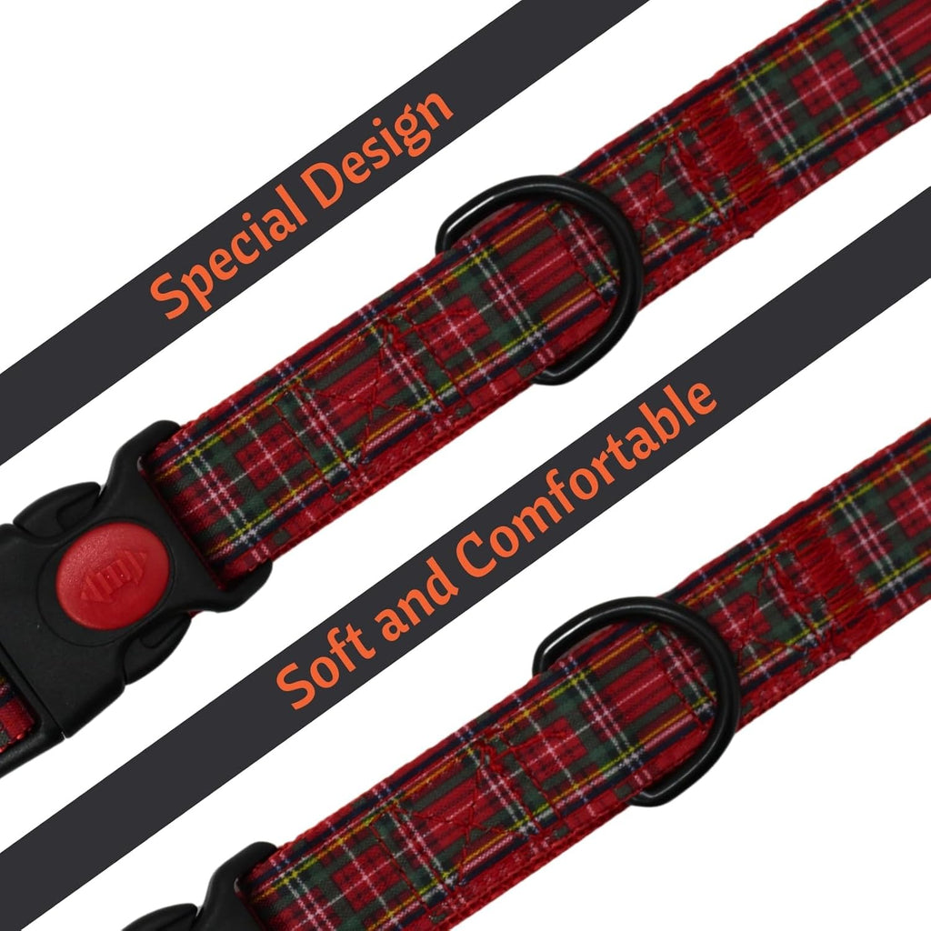 Dog Collar with Safety Locking Buckle