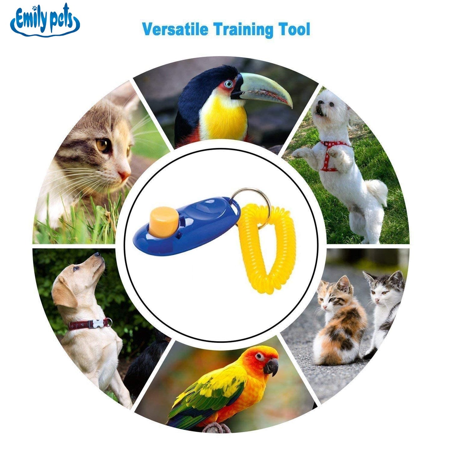 Dog Training Clickers with Wrist Bands