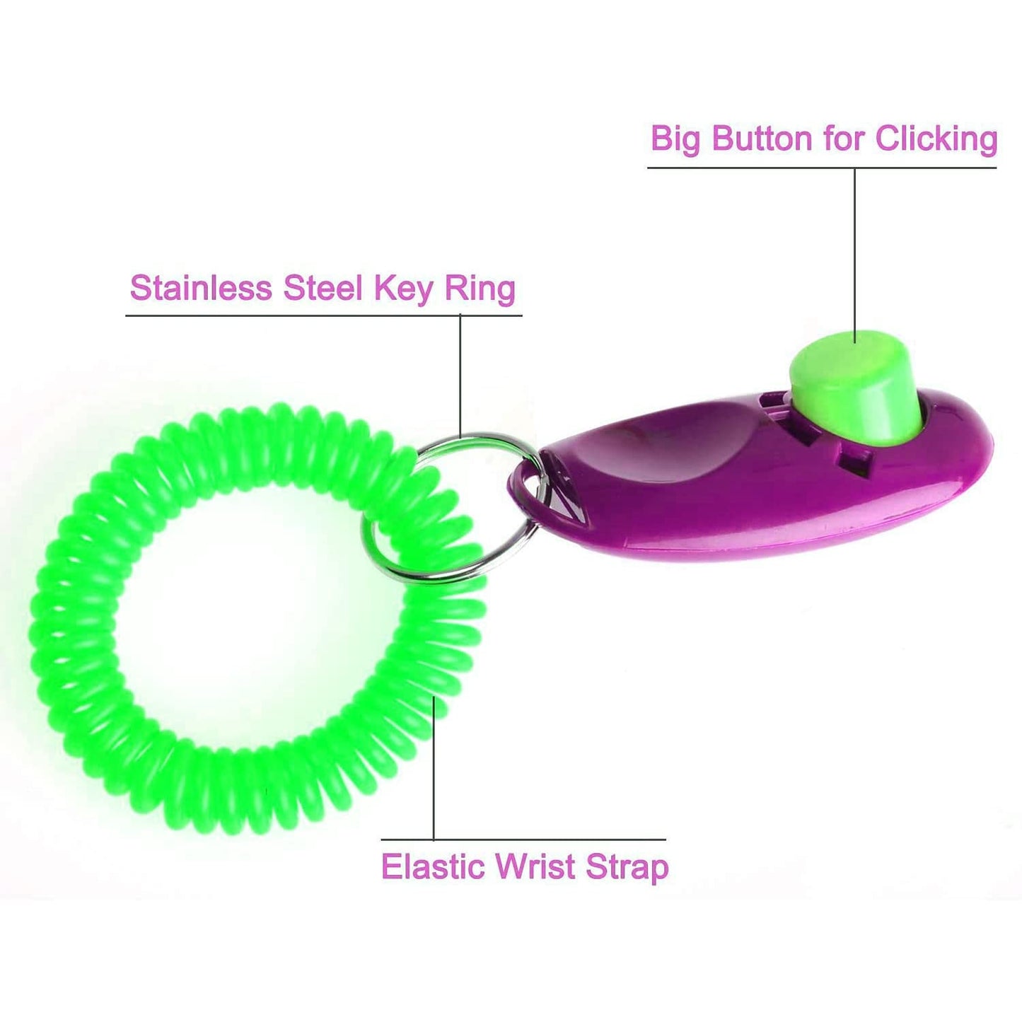 Dog Training Clickers with Wrist Bands