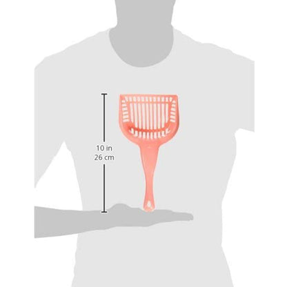 Cat Litter Scoop with Comfort Handle Pink