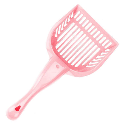 Cat Litter Scoop with Comfort Handle Pink