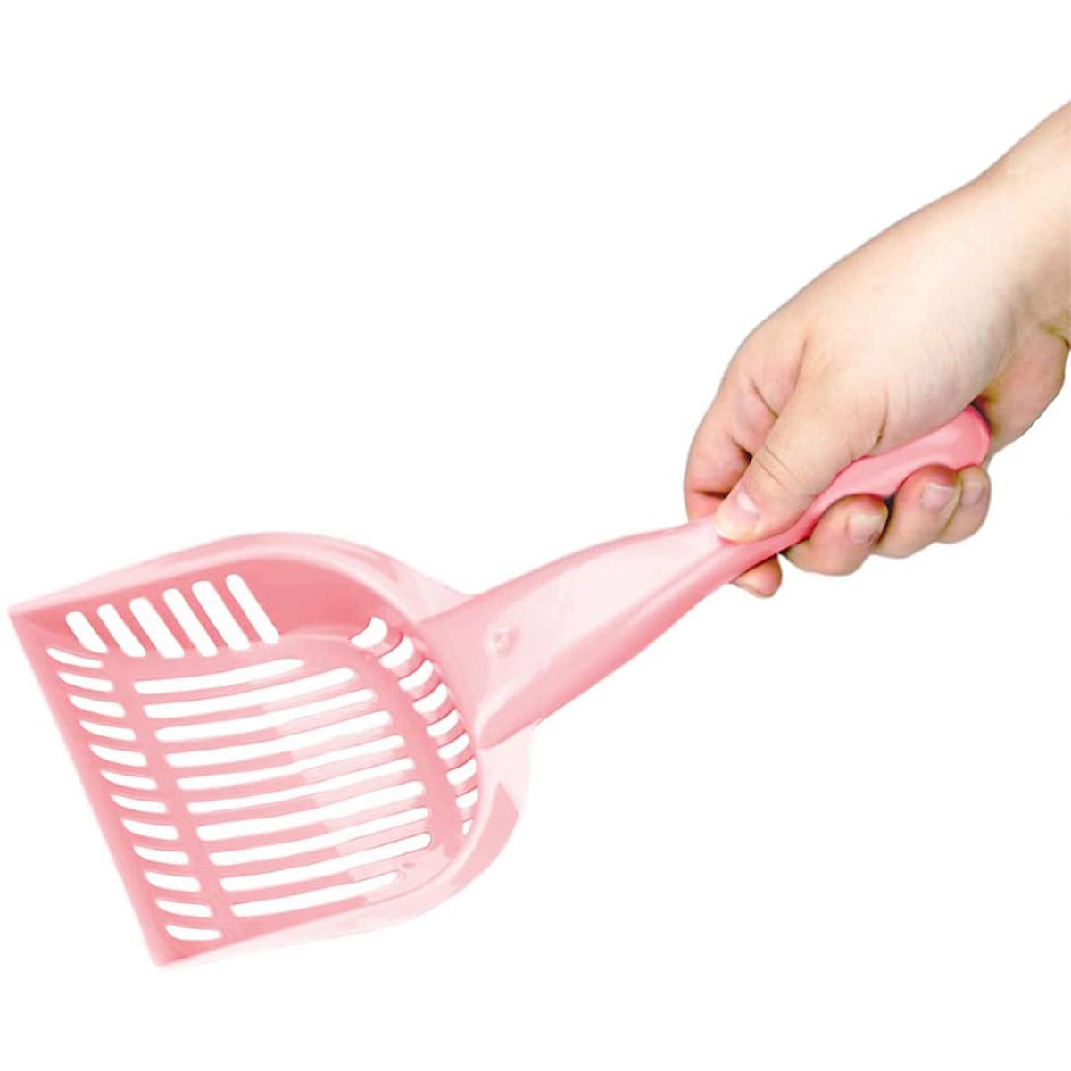 Cat Litter Scoop with Comfort Handle Pink