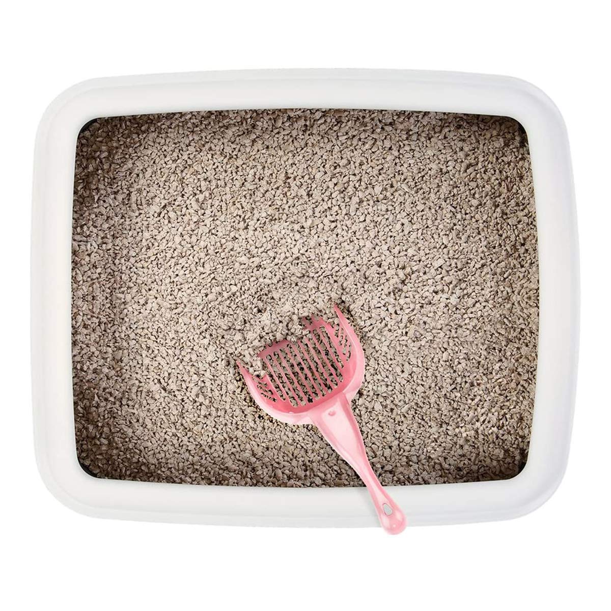 Cat Litter Scoop with Comfort Handle Pink