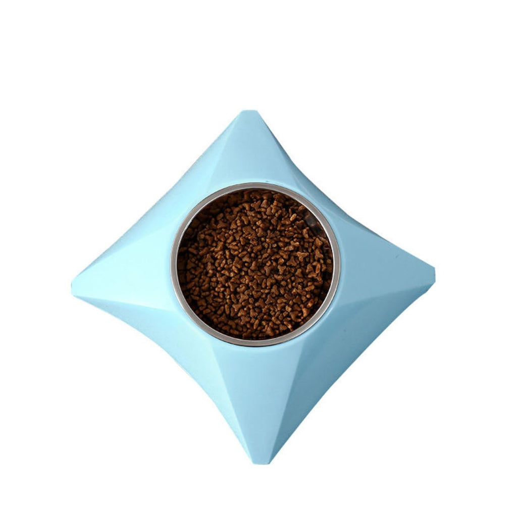 Diamond Design Anti-Slip Pet Food Bowl