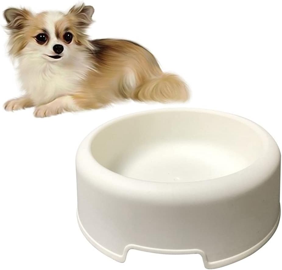 White Non-Slip Pet Feeding Bowl