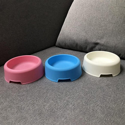 White Non-Slip Pet Feeding Bowl