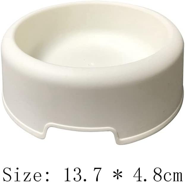 White Non-Slip Pet Feeding Bowl