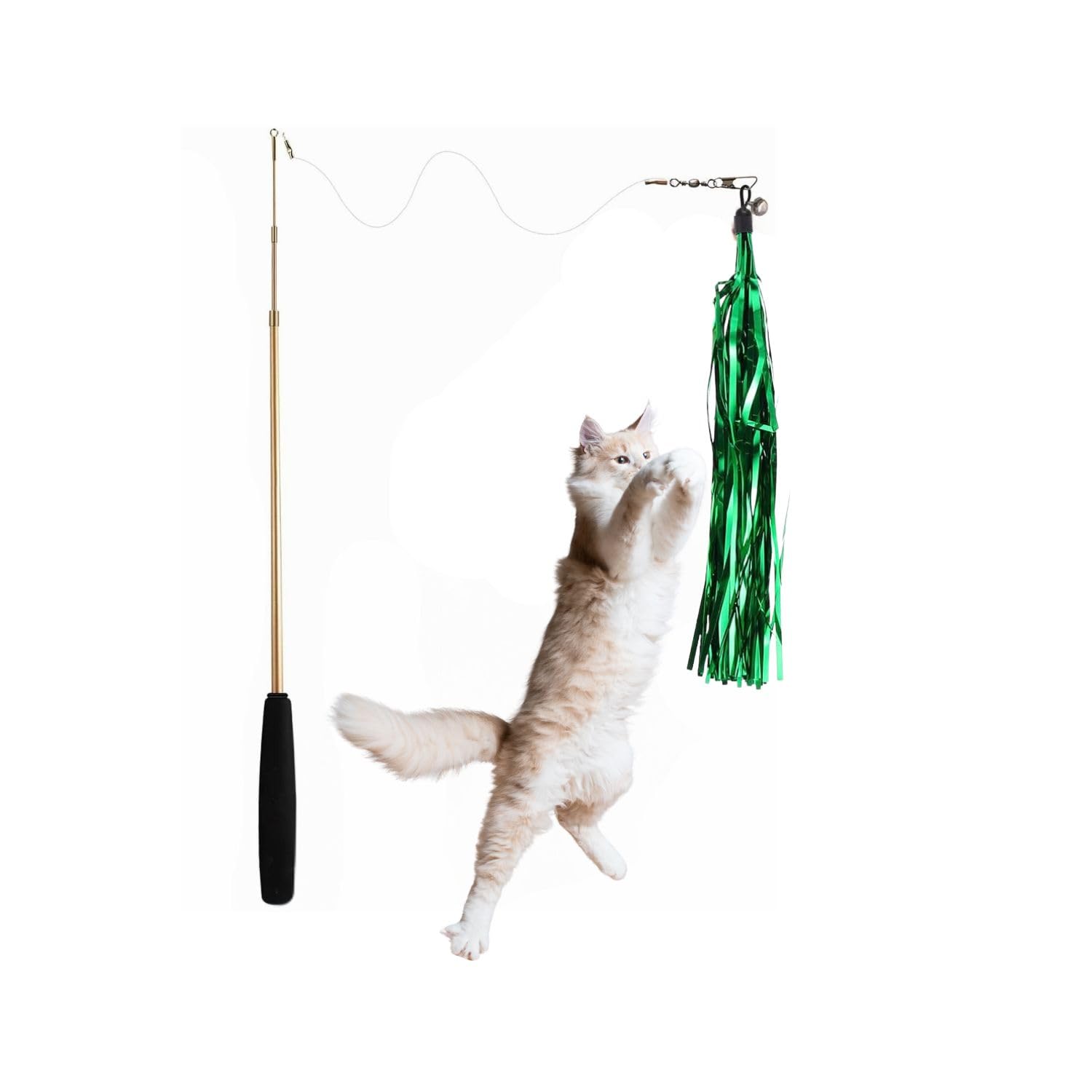 Interactive Cat Teaser Wand Toy