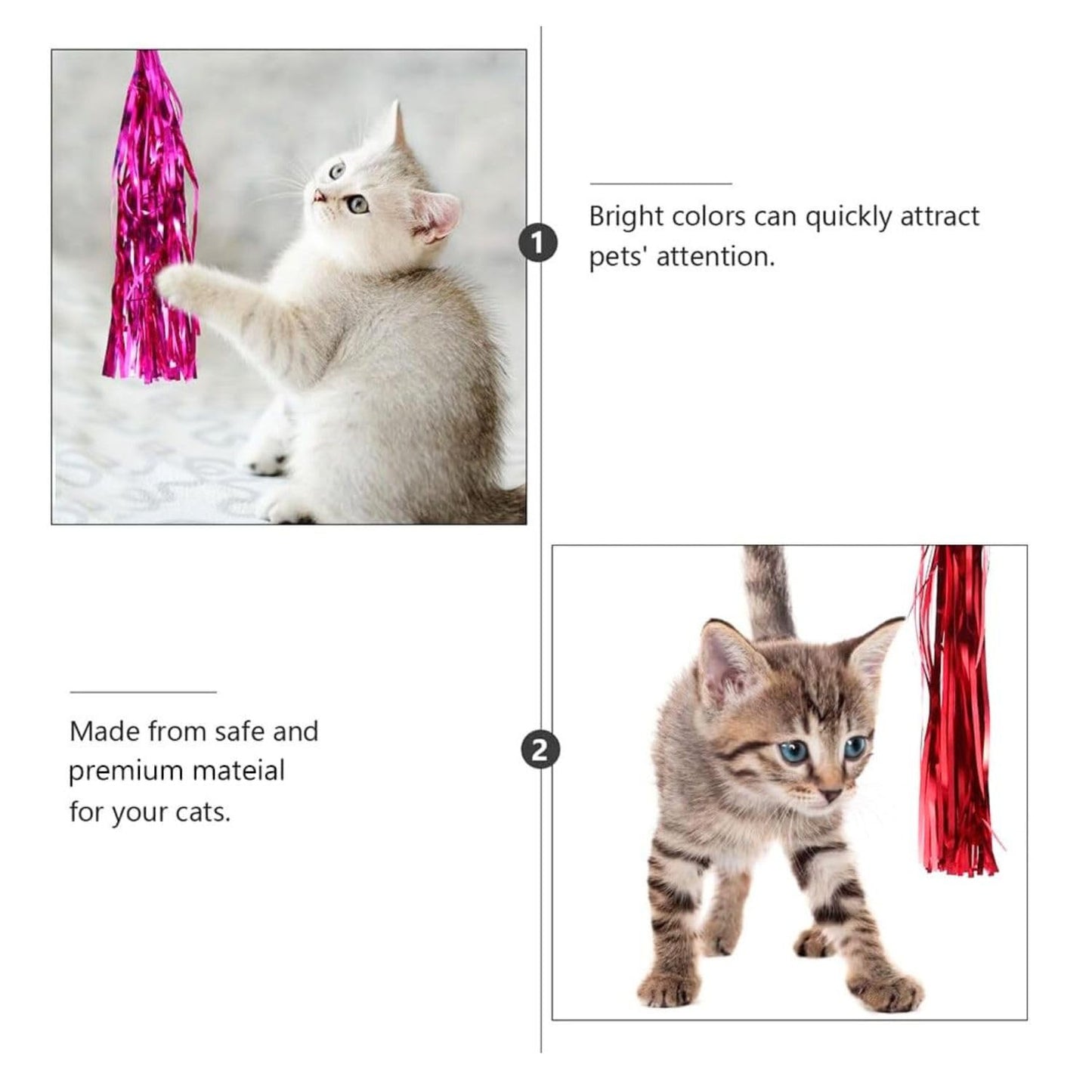 Interactive Cat Teaser Wand Toy