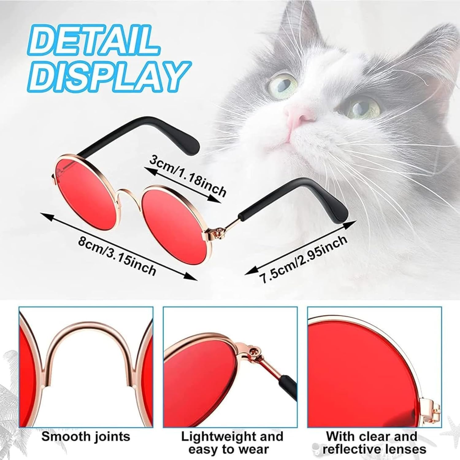 Sunglasses Glasses for Cats and Dogs