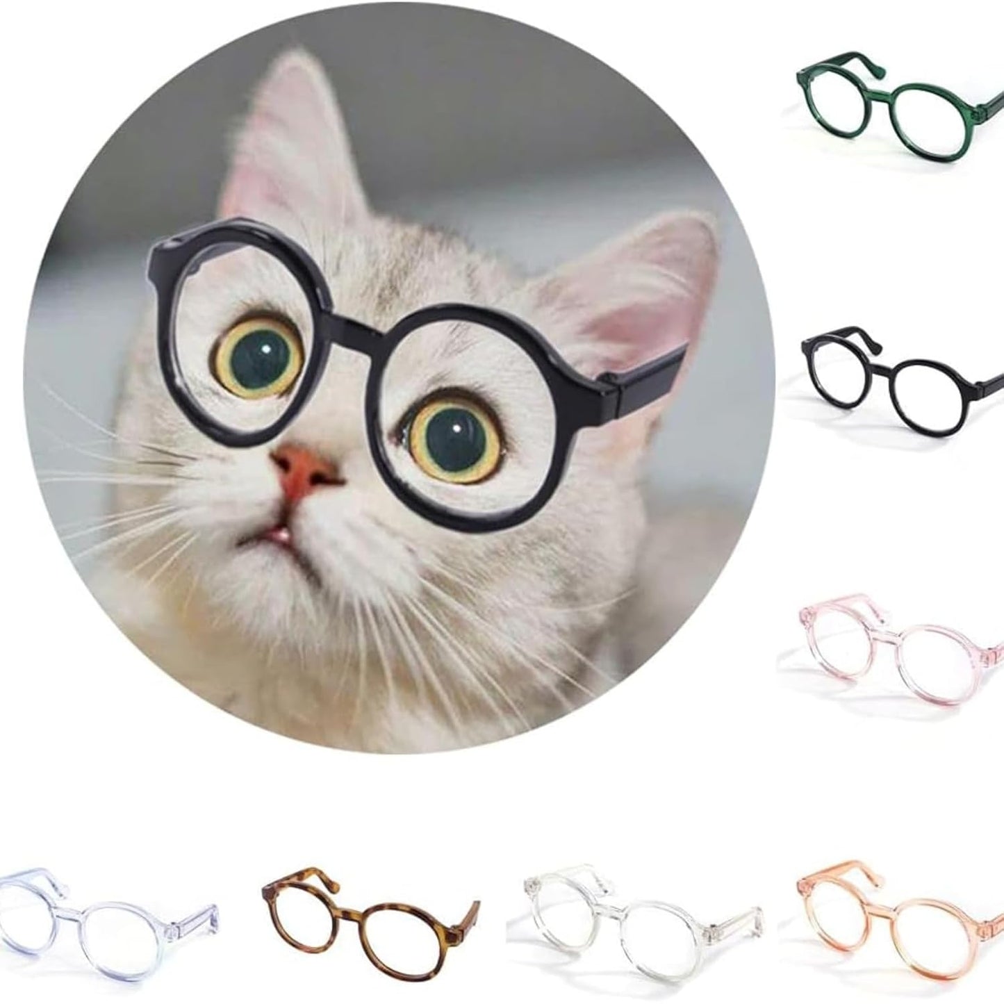 Black Funny Pet Party Sunglasses