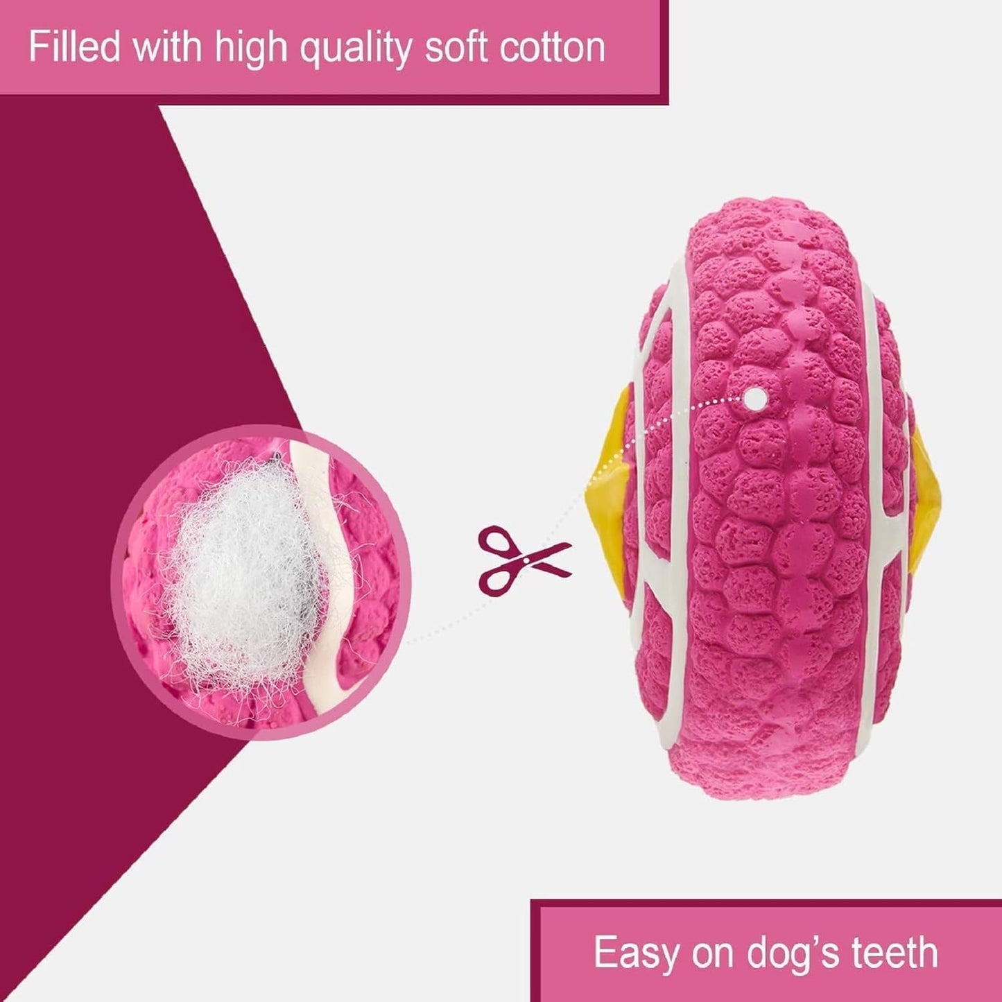 Pets Soft Latex Squeaky Toy for dogs
