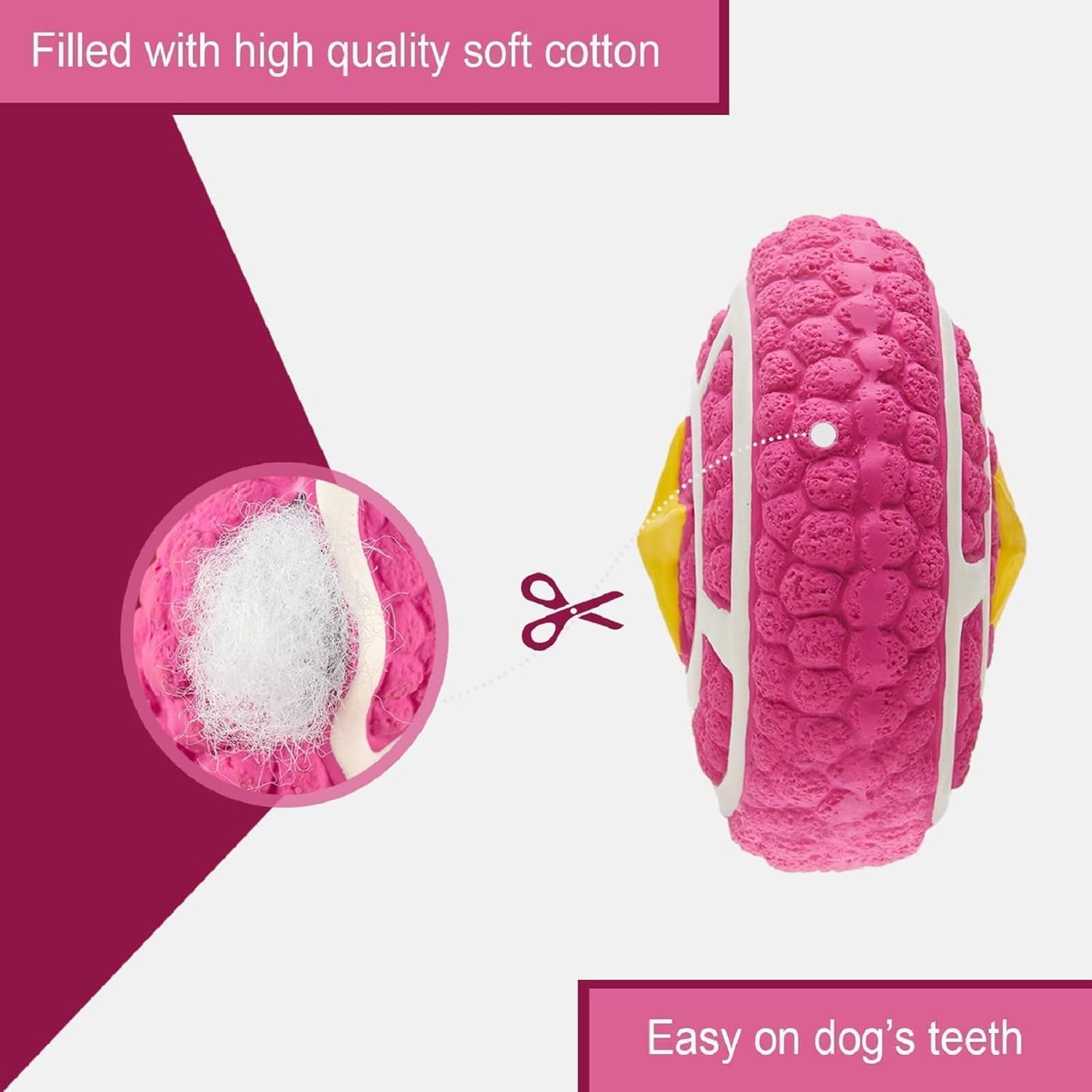 Pets Soft Latex Squeaky Toy for dogs