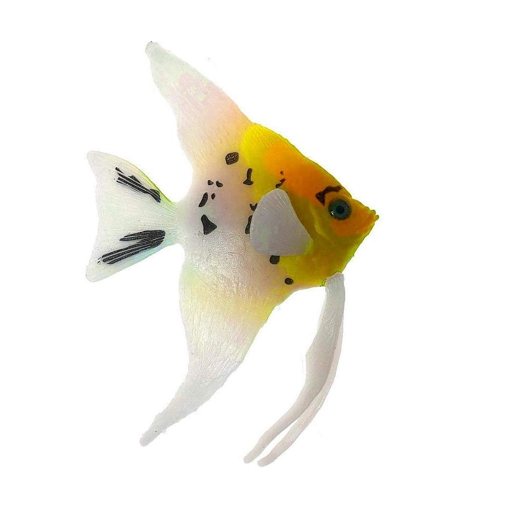Yellow Artificial Angel Fish Decor