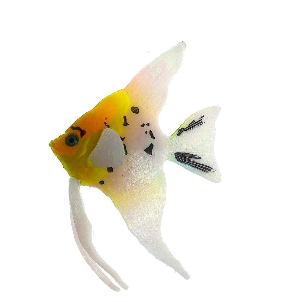 Yellow Artificial Angel Fish Decor