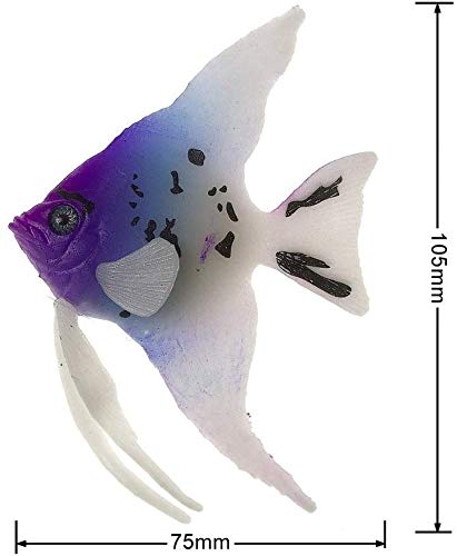 Yellow Artificial Angel Fish Decor