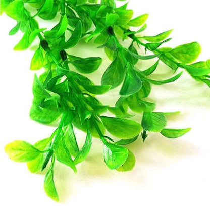 Decorative Artificial Green Grass for Aquarium Decor