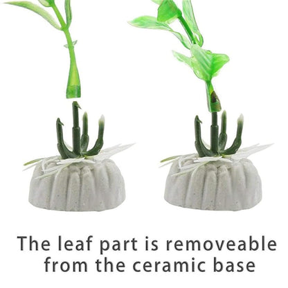 Decorative Artificial Green Grass for Aquarium Decor