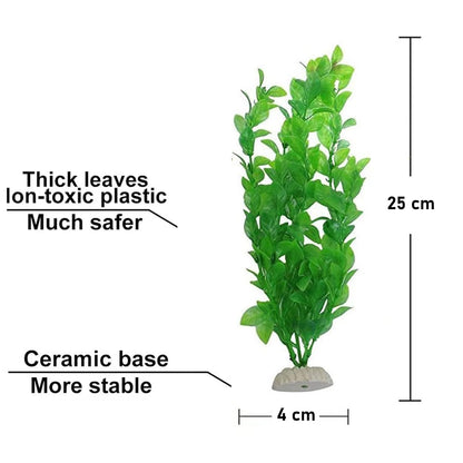 Decorative Artificial Green Grass for Aquarium Decor