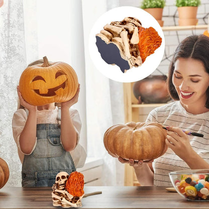 Fish Tank Decorations Resin Lovers Human Skull Statue