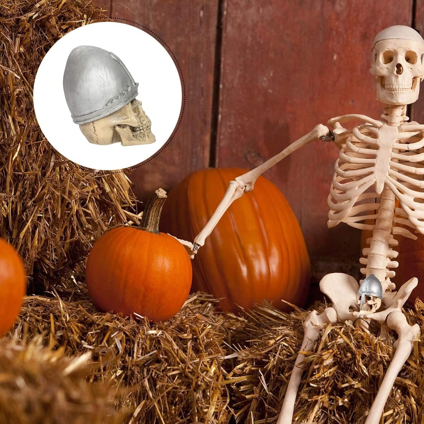 Resin Human Skull Ornament - Aquarium Decoration