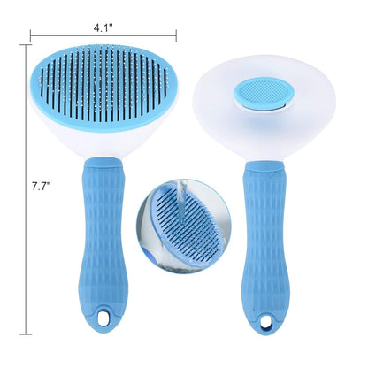 Self Cleaning Slicker Brush for Dog Grooming