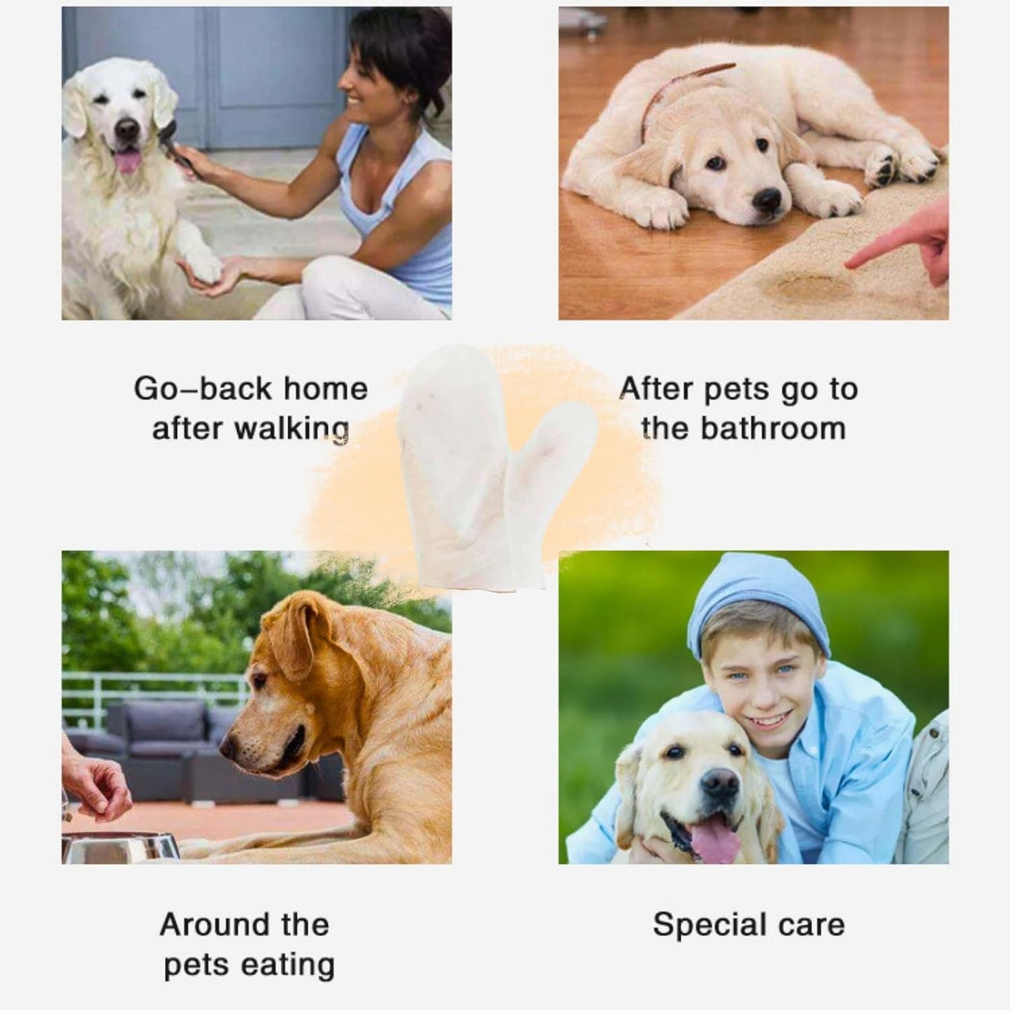 Slicker Brush & Glove Wipes Combo Pack(2)