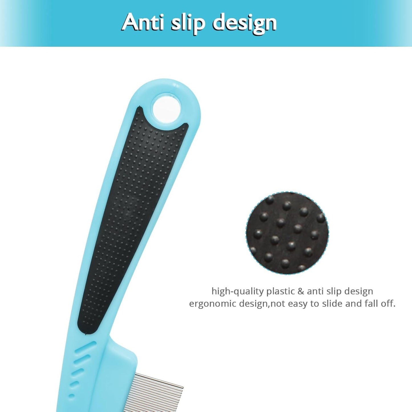 Stainless Steel Flea Comb for Cat & Dog