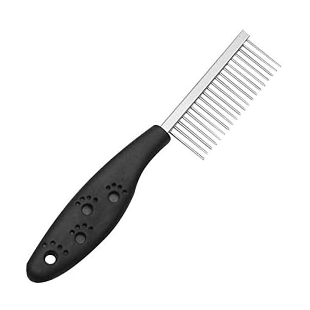 Single-Sided Stainless Steel Pet Grooming Comb (Medium)