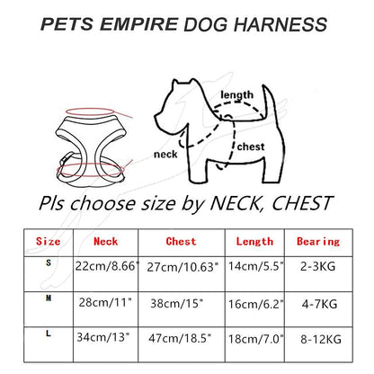 Soft Breathable Harness and Leash Set