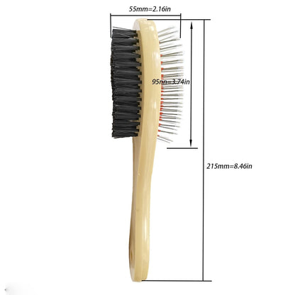 Medium Double-Sided Pet Grooming Brush