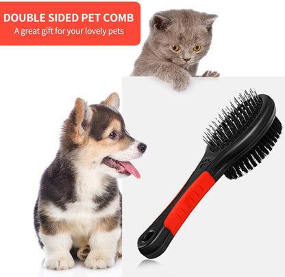 Double-Sided Grooming Brush for Pets
