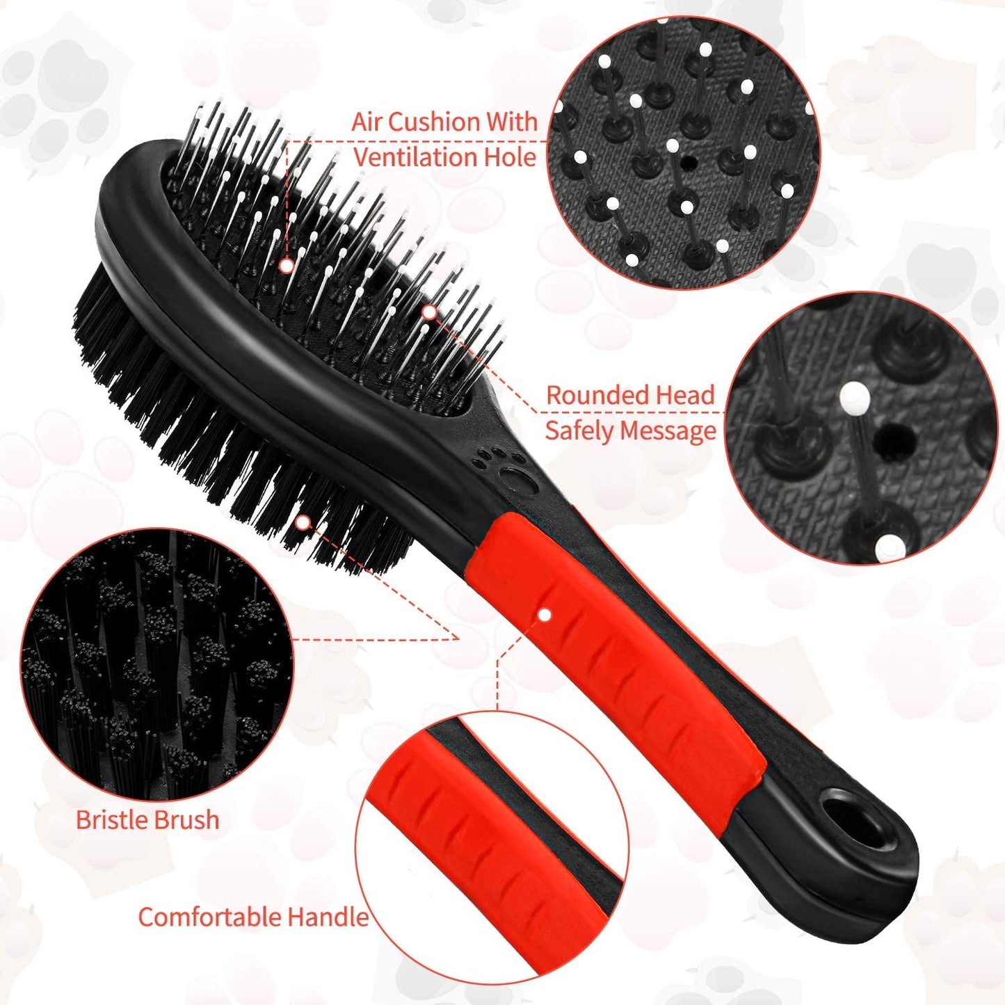 Double-Sided Grooming Brush for Pets