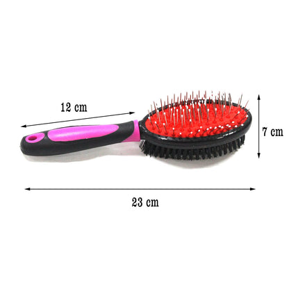 Double-Sided Pet Grooming Detangler Brush