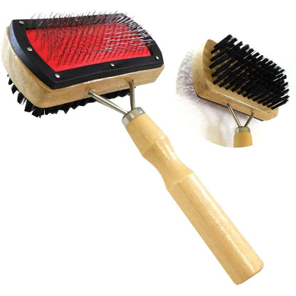 Double-Sided Pet Grooming Brush for Dogs & Cats