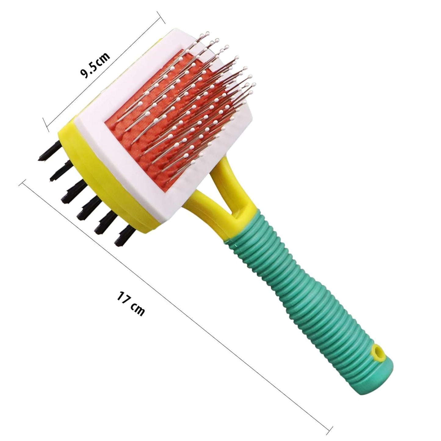 Double-Sided Slicker Hair Grooming Brush