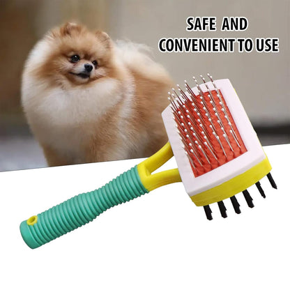 Double-Sided Slicker Hair Grooming Brush