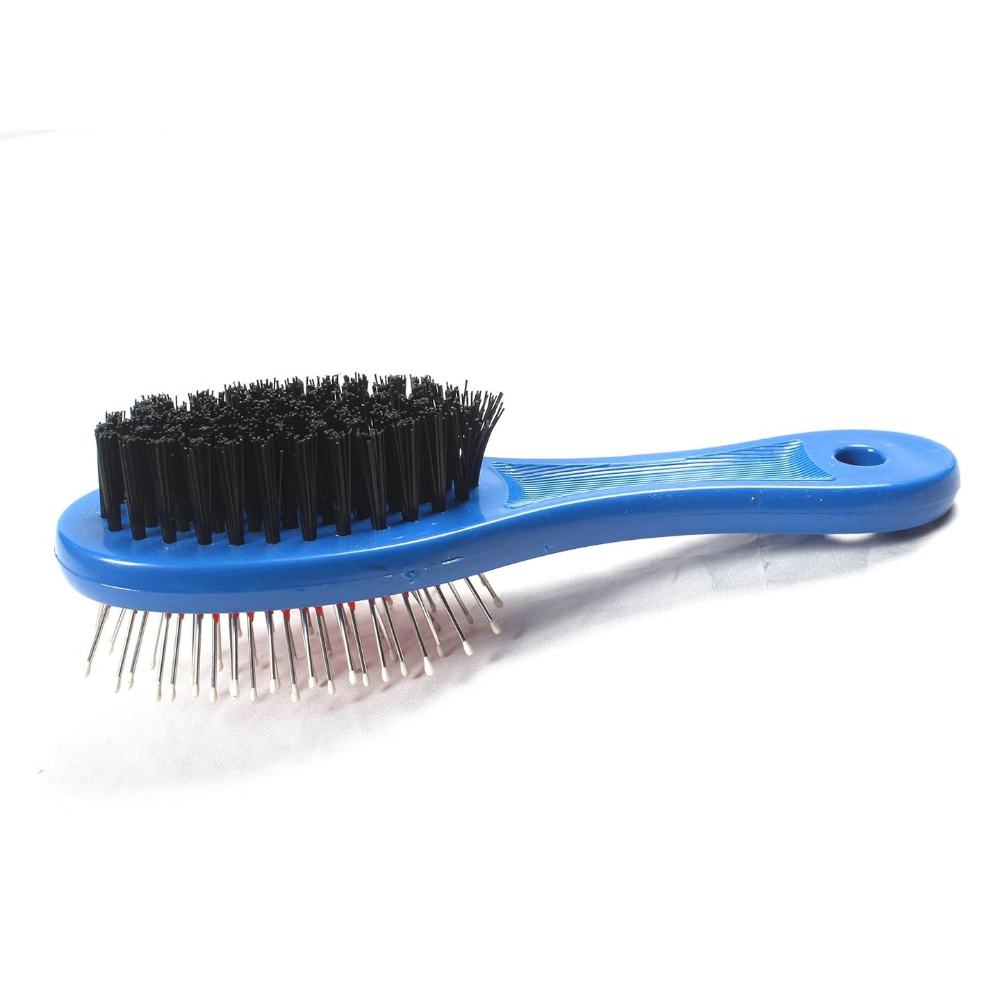 Double Sided Pin Grooming Brush for Dogs & Cats Blue