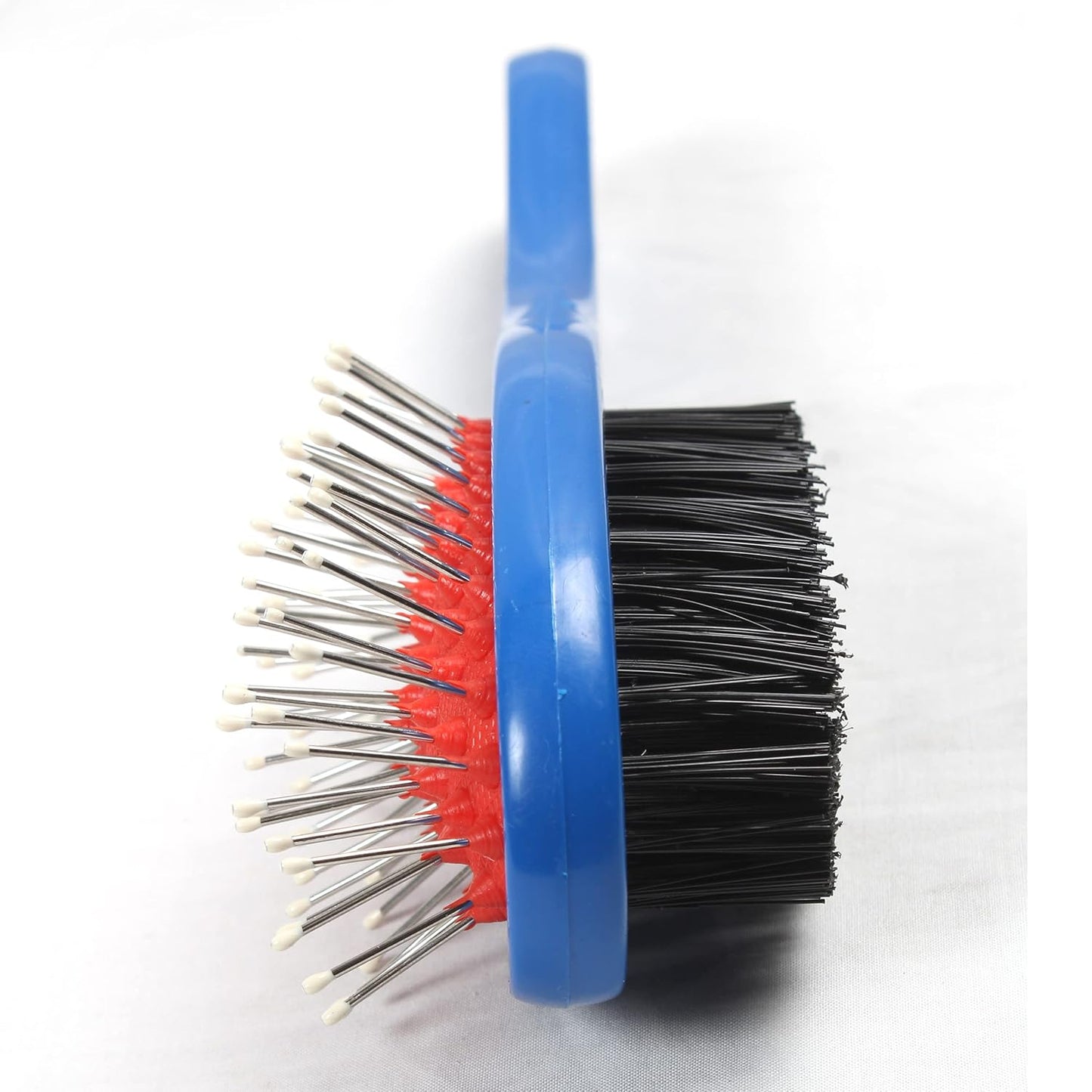 Double Sided Pin Grooming Brush for Dogs & Cats Blue