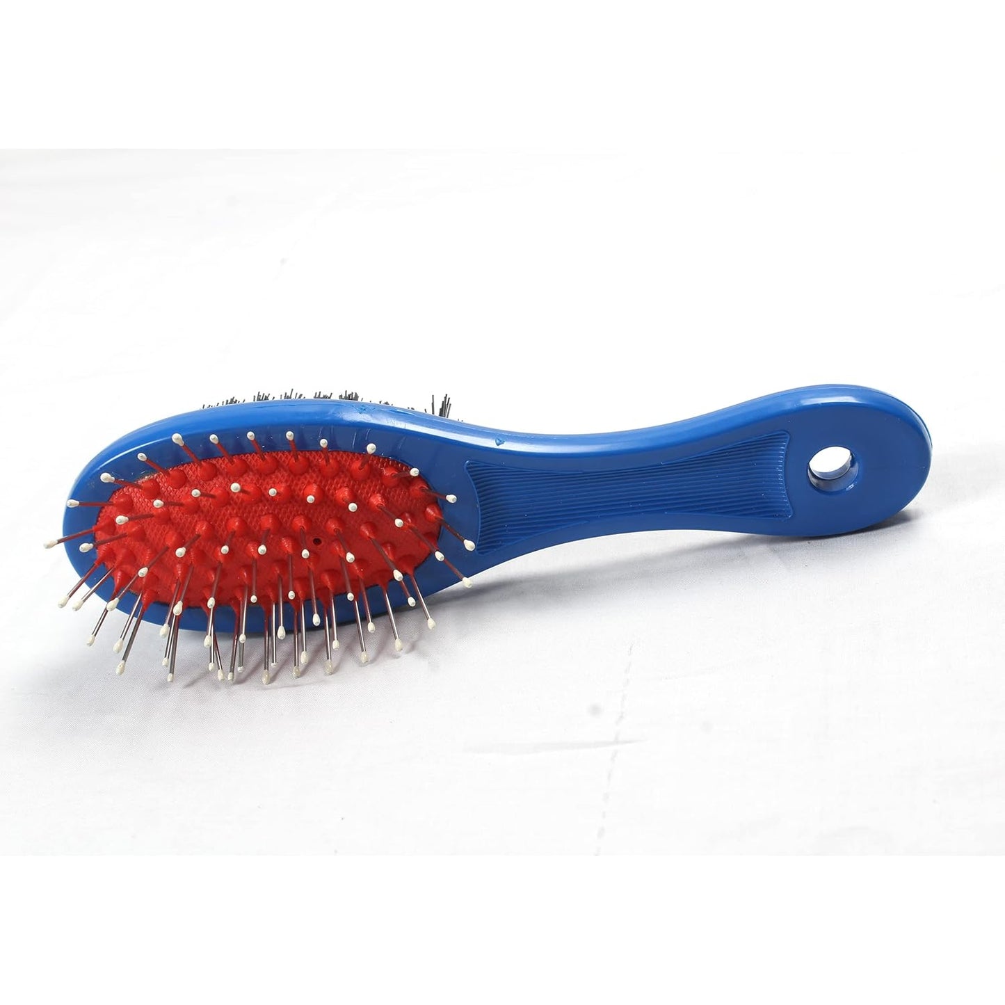 Double Sided Pin Grooming Brush for Dogs & Cats Blue