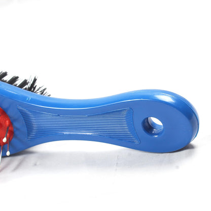 Double Sided Pin Grooming Brush for Dogs & Cats Blue
