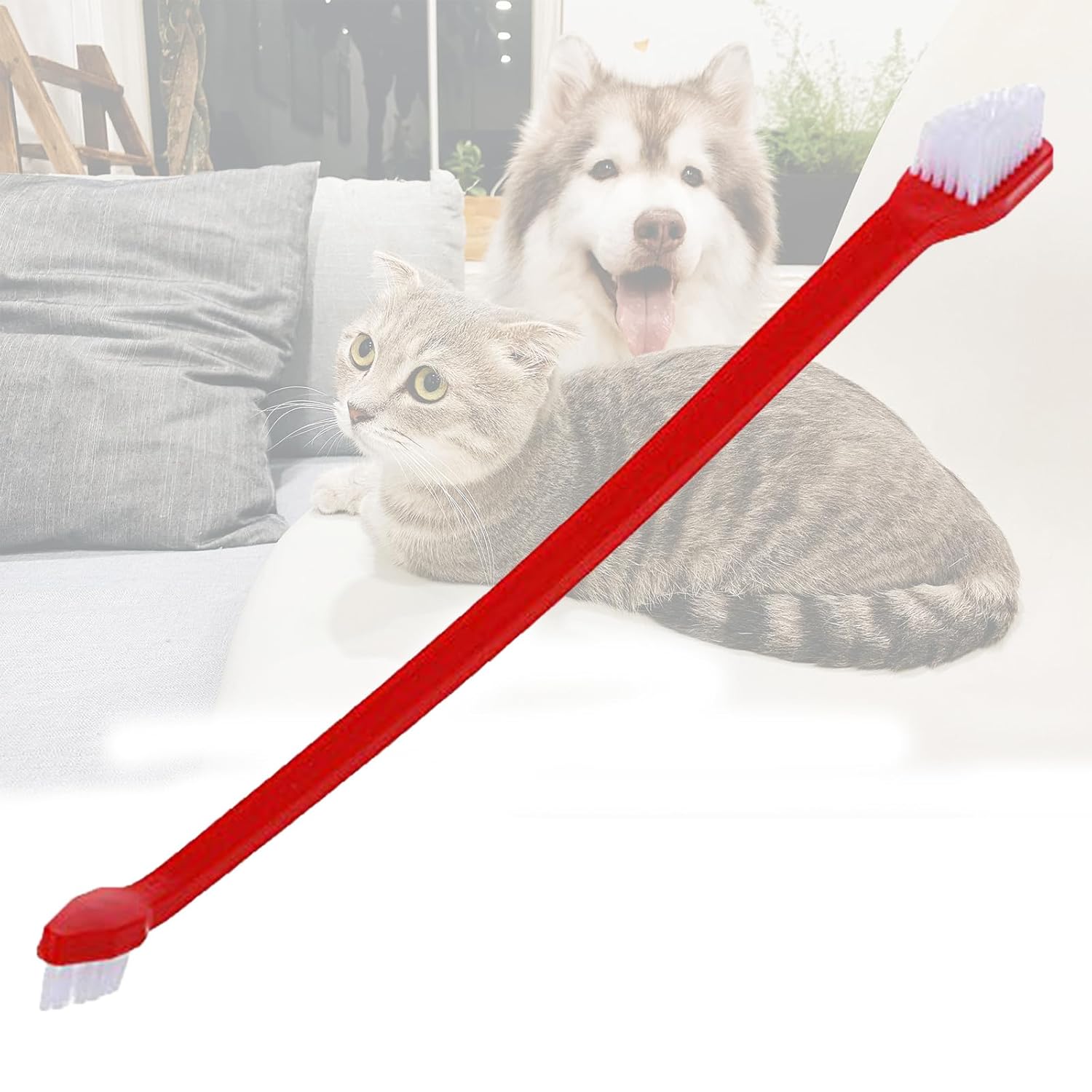 Double-Sided Extra Large Dog Toothbrush